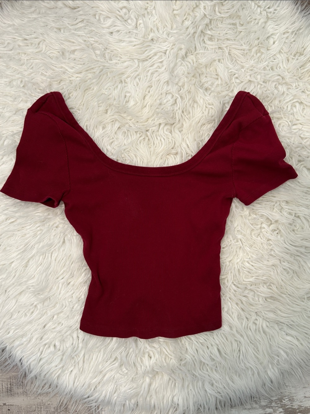 UNIVERSAL THREAD Women’s Scoop Neck Ribbed Top